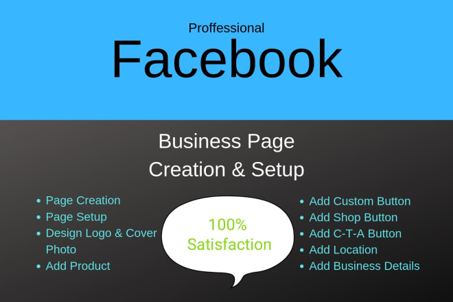 I will create impressive facebook business page in low cost