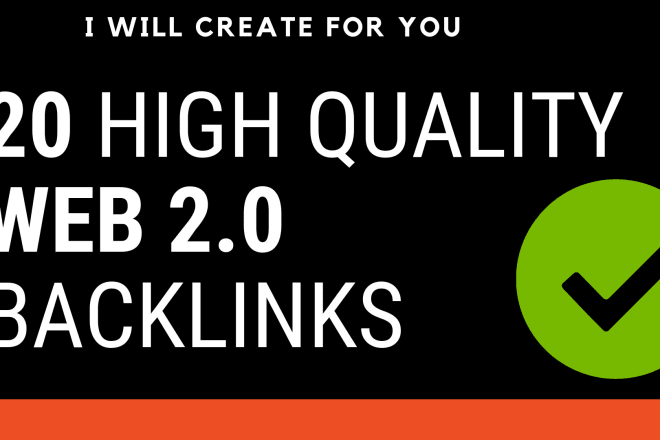 I will create manual 25 contextual web 2 0 backlinks login details