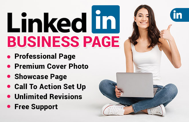 I will create pro linkedin business page