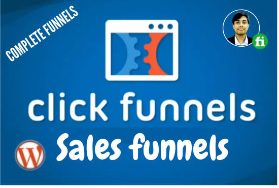 I will create sales funnel, landing page in clickfunnels or wordpress