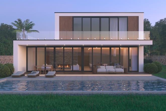 I will created an amazing exterior 3d rendering