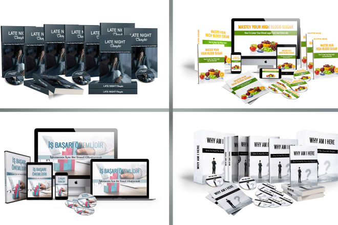 I will design 2d and 3d ecover bundle of box set, workbook ebook, dvd,cds,devices