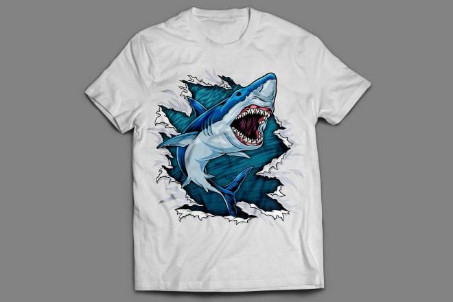 I will design a professional 3d t shirt with your concept