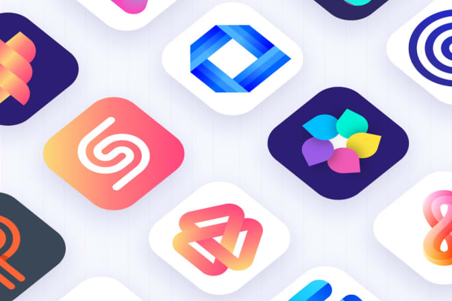 I will design a stunning modern app icon logo