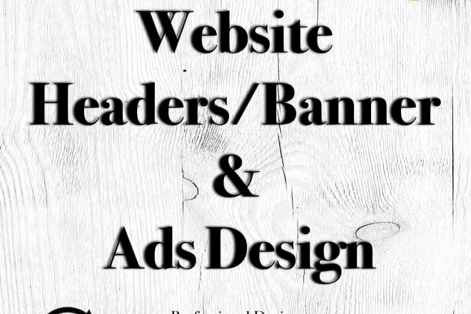 I will design a website banner or still image ad