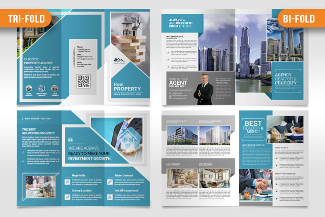 I will design amazing tri fold and bi fold corporate brochure
