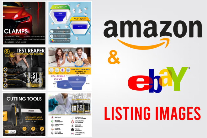 I will design amazon or ebay listing images