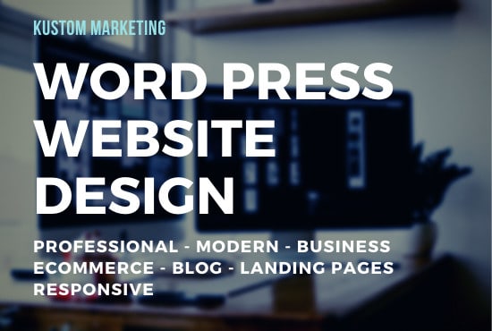 I will design an awesome wordpress business website in 24hrs