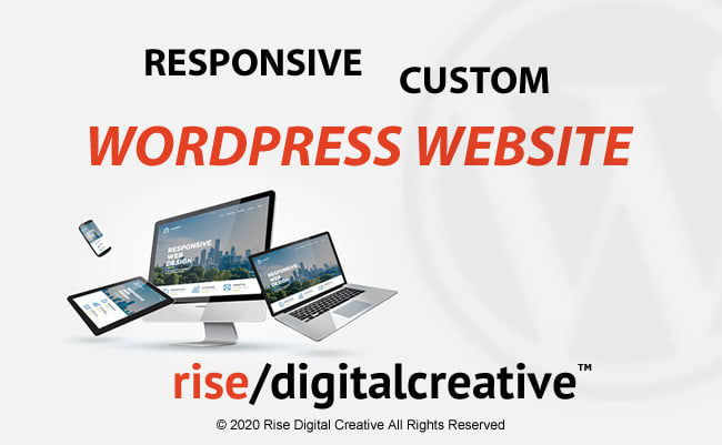I will design and build a responsive wordpress website