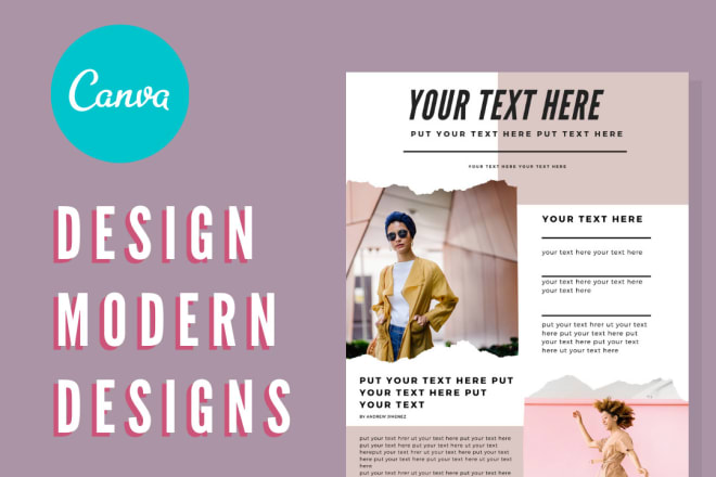 I will design any document in canva