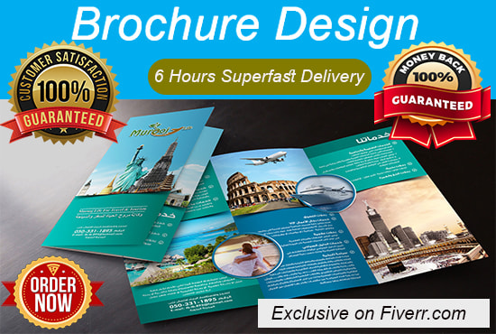 I will design beautiful tri fold and bi fold brochure within 6 hours