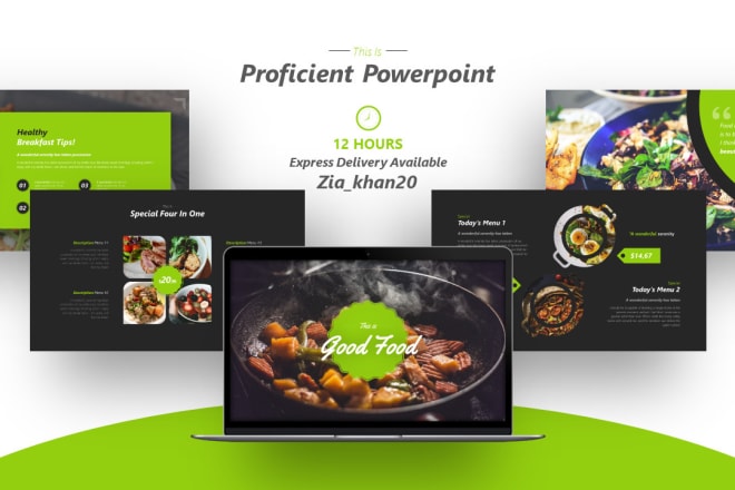 I will design business powerpoint presentation and slideshow