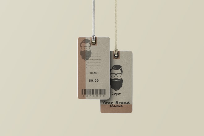 I will design clothing labels clothing tags,hang tag or swing tags