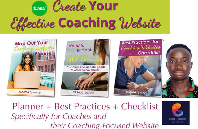 I will design coaching, consulting website with booking and calendly functionality