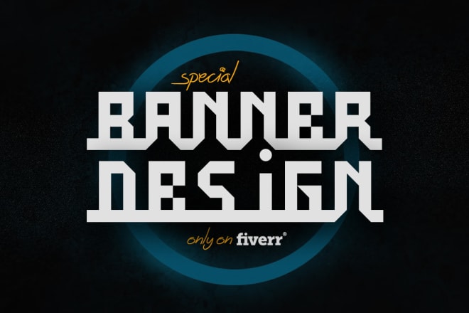 I will design cool and unique banner ads or header