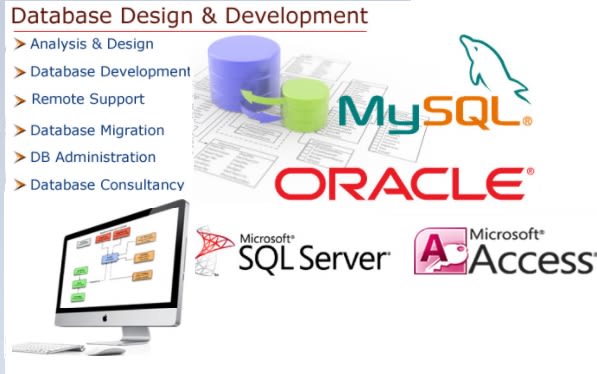 I will design database and write sql server, mysql queries