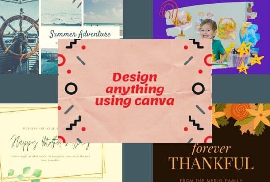 I will design flyer, poster, social media posts templates in canva with editable link