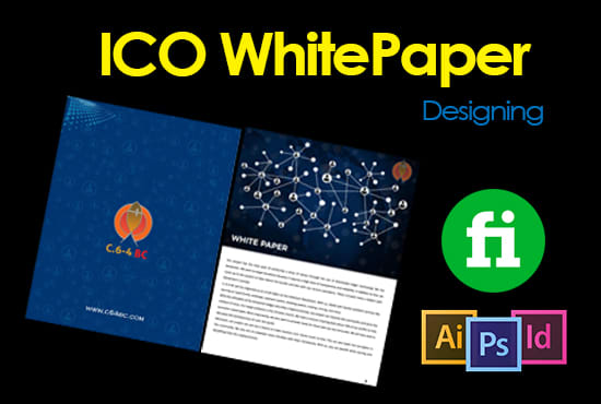 I will design ico, blockchain whitepaper for you
