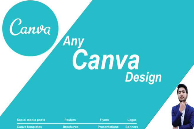 I will design logo,flyer, banner,poster or anything in canva