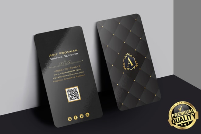 I will design luxury or spot uv business card