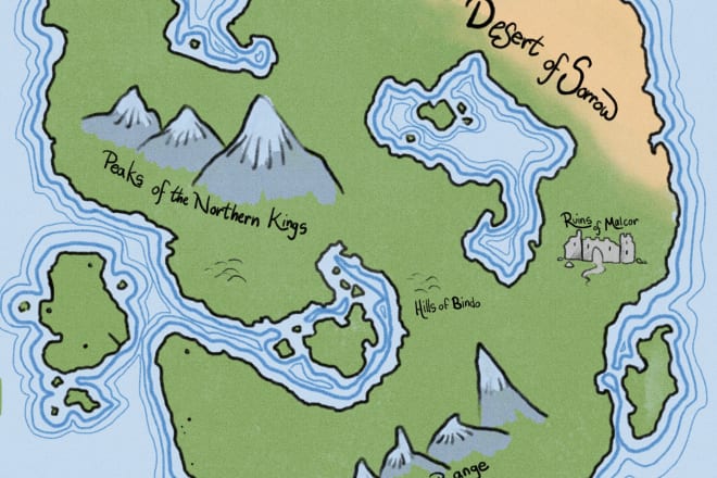 I will design maps for dnd campaigns or books
