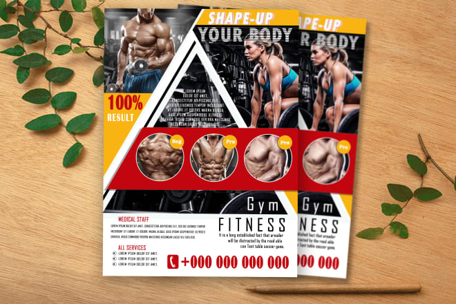 I will design modern eye catching event, sports flyer or poster