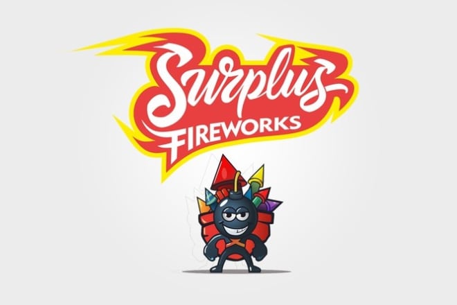 I will design new stylish fireworks logo with express delivery