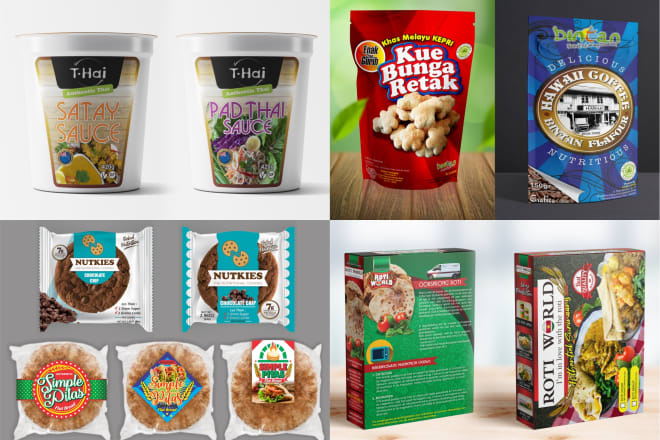 I will design perfect food packaging, box and label sticker design
