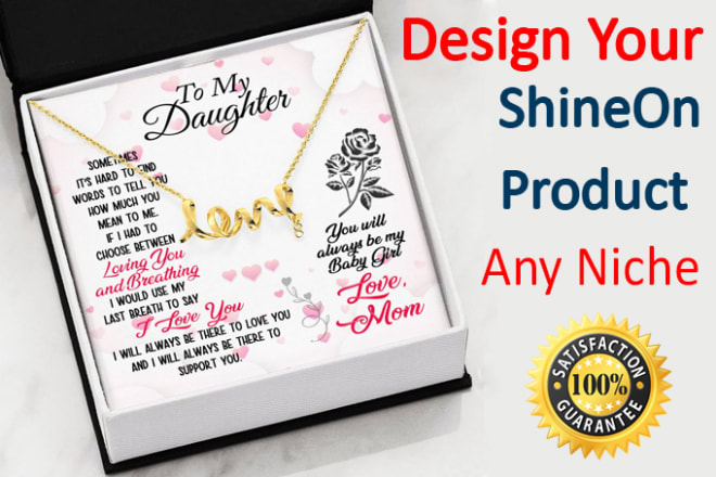 I will design pod message card for shineon