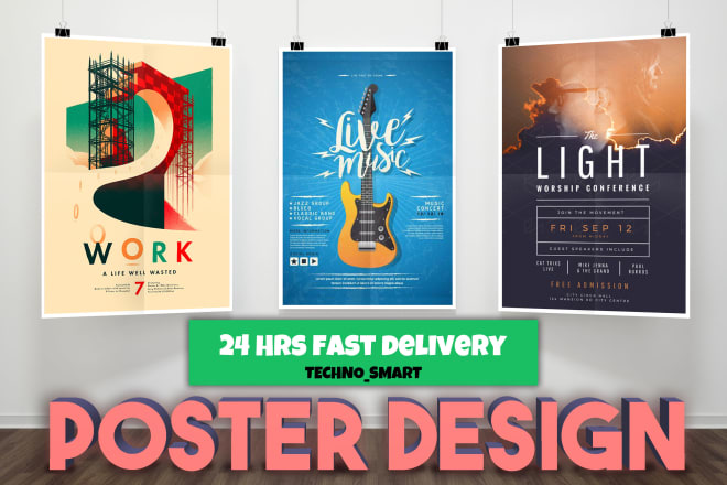 I will design professional business poster design for you