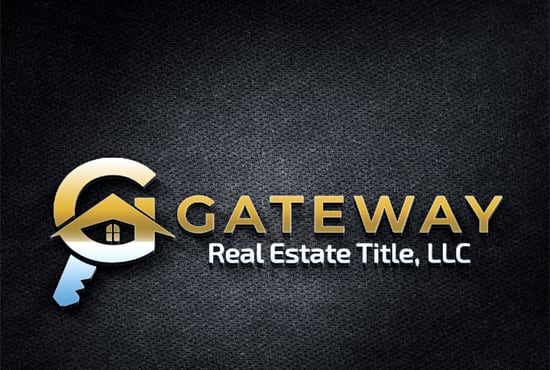 I will design real estate logo with free business card design