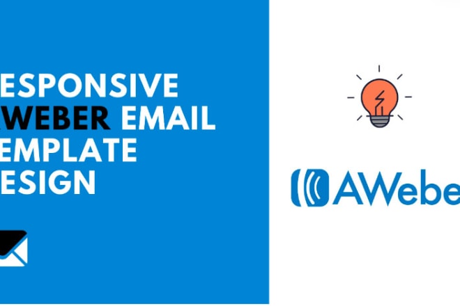 I will design responsive aweber email template