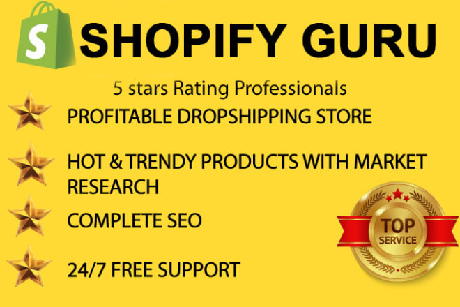 I will design shopify store shopify website dropshipping store