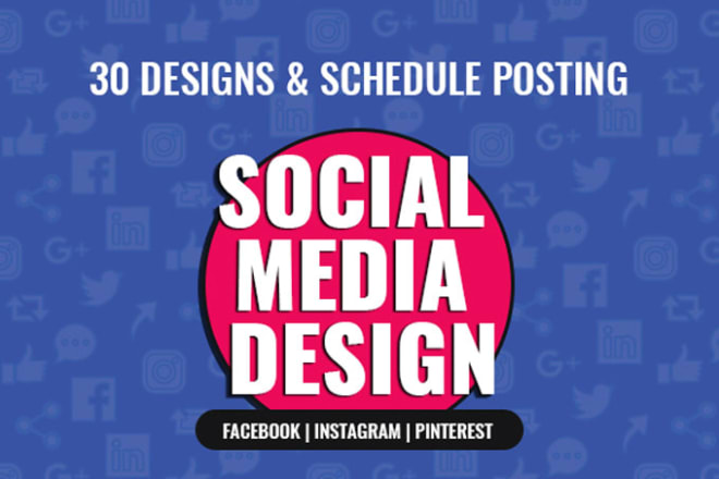 I will design social media posts and banners