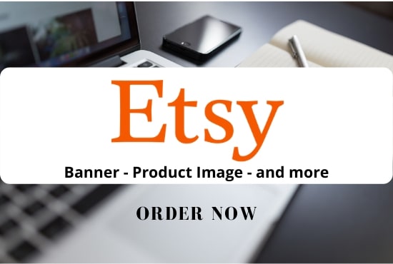 I will design stunning etsy store banner ads or product image
