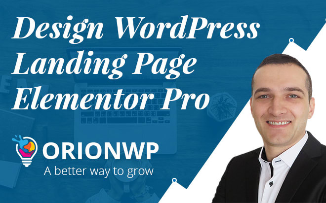 I will design wordpress landing page with elementor pro