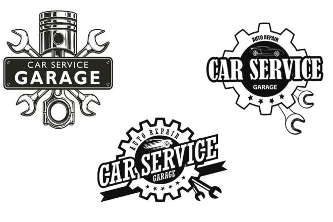 I will design workshop auto repair and any logo race