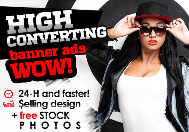 I will design wow banner ad, facebook banner ad, ig ad banner
