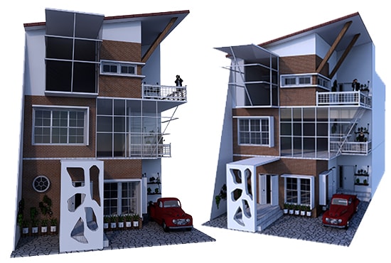 I will design your home, and apartement concept using sketchup