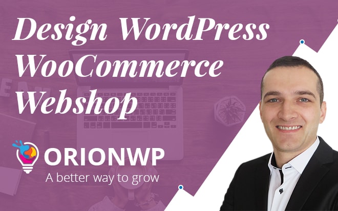 I will design your woocommerce webshop on wordpress