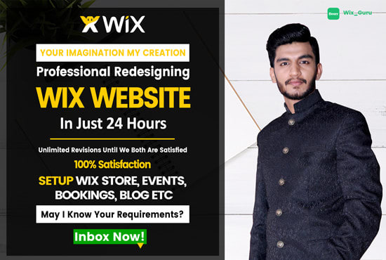 I will design,develop or redesign a business wix website