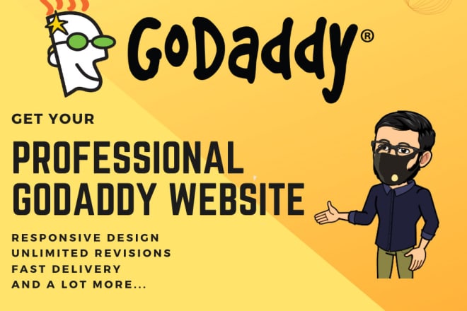 I will develop a professional and responsive godaddy website