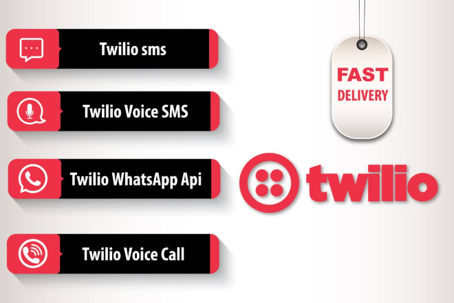 I will develop twilio sms, voice sms, whatsapp, voice calling