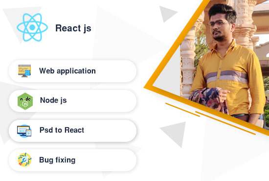 I will develop web app, mobile app with react js and react native