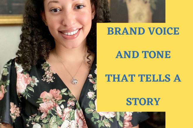 I will develop your brand voice and tone