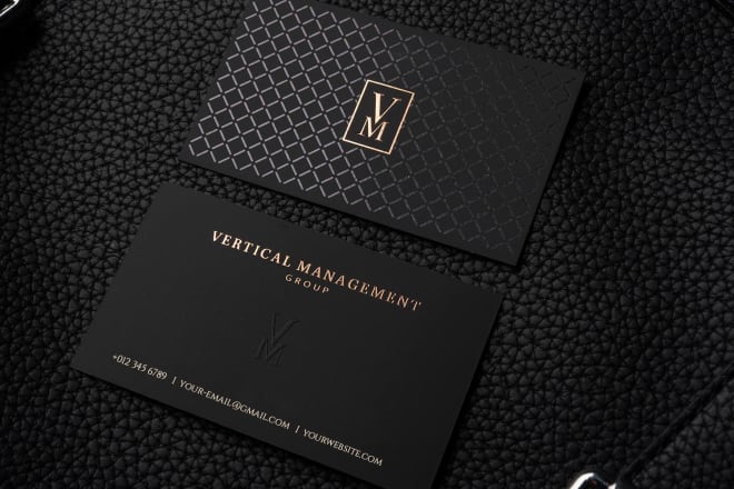I will do 2 luxury business card designs