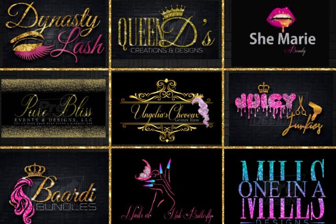 I will do 3 new logo for cosmetic,diamond,eyelash and hair business