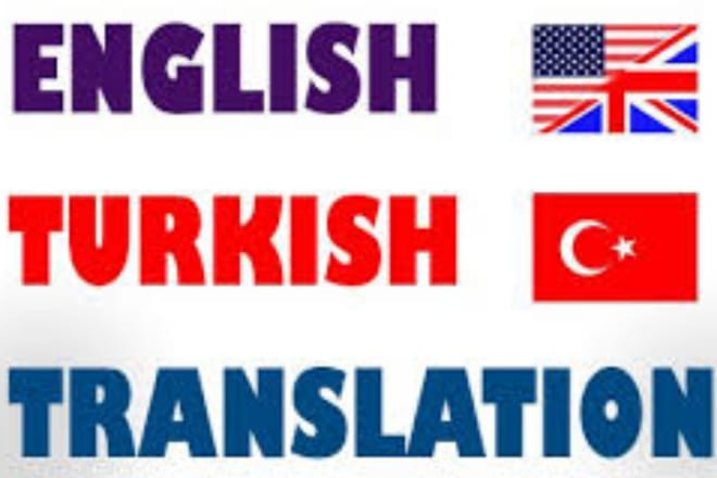 I will do a flawless english to turkish translation or vice versa