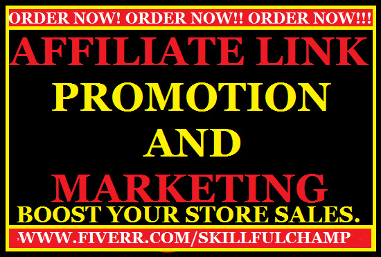 I will do affiliate marketing, clickbank,ebook,teespring,app,cbd,shopify store,book,USA
