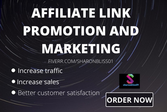 I will do affiliate referral link promotion,affiliate link promotion